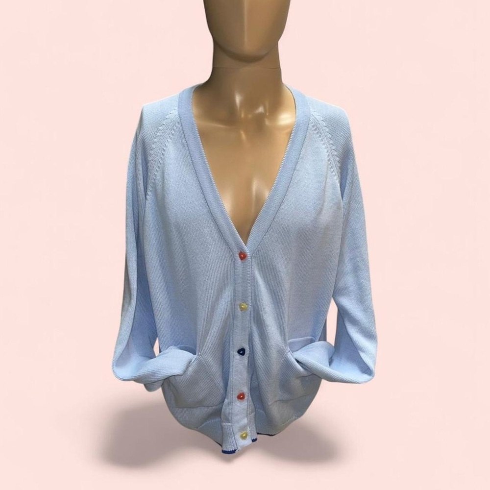 Hill House Pastel Blue Men's Cardigan cottage core